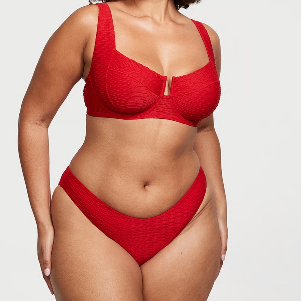 Victoria's Secret Vibrant Red Bikini Set